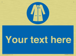 Custom Mandatory: Wear laboratory coat